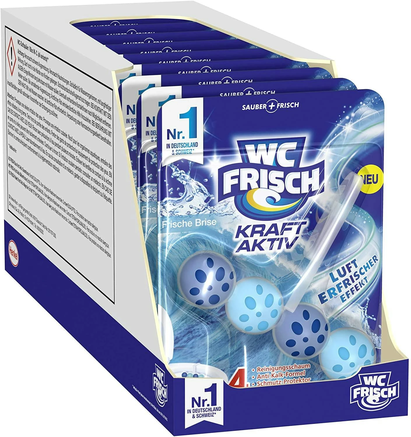 WC-Frisch Kraft Aktiv Duftspüler Coconut Water 10x50g WC Reiniger Reinigung – Bild 5