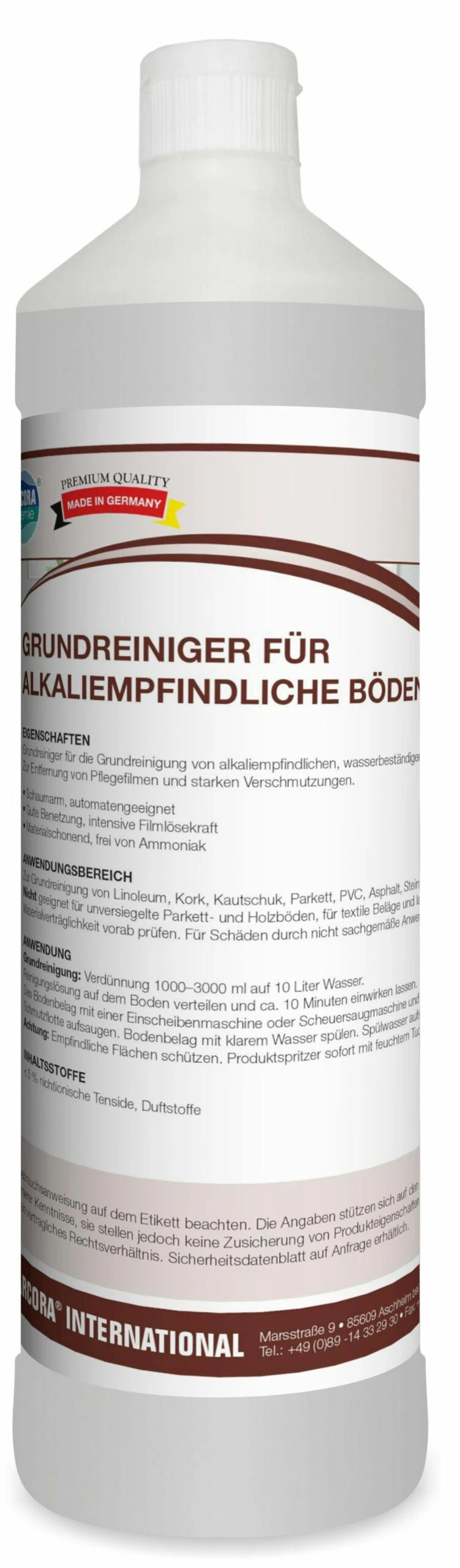 ARCORA Grundreiniger Für Alkaliempfindliche Böden PROLINO, 10 L – Bild 3