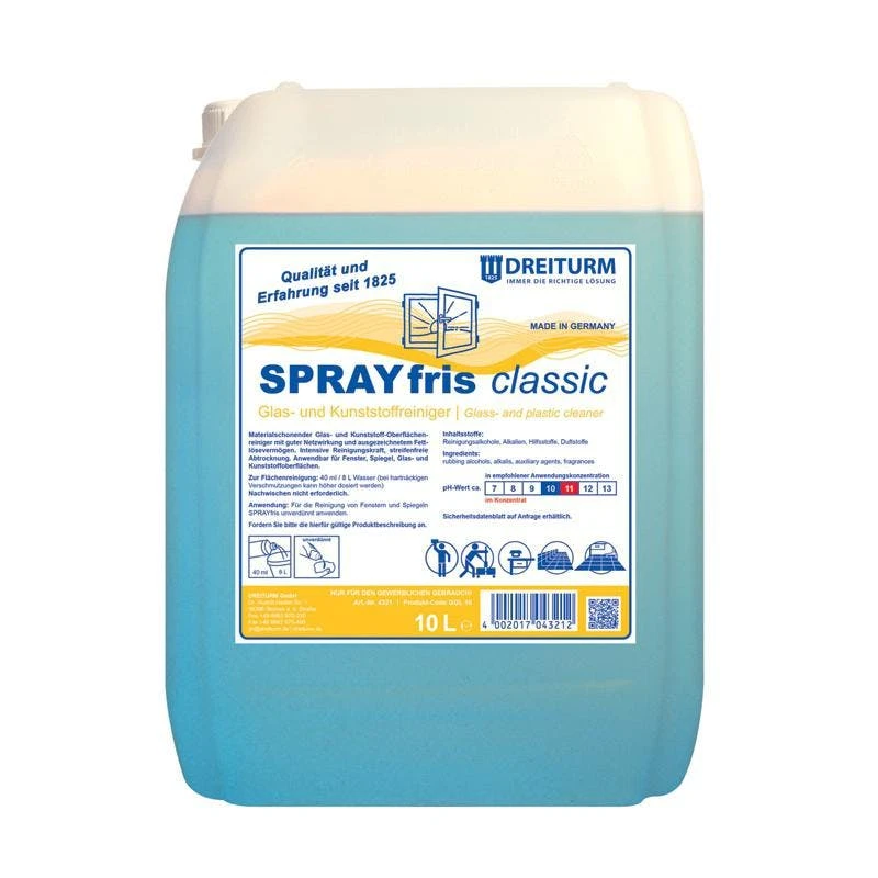 Dreiturm Sprayfris Classic Glas- Und Kunststoffreiniger 1 L Flasche – Bild 2