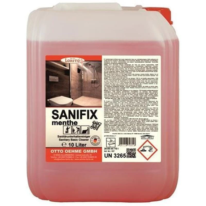 Lorito Sanifix Ecoline Kennzeichnungsfreier Öko Sanitärreiniger Kalklöser 10 Liter – Bild 4