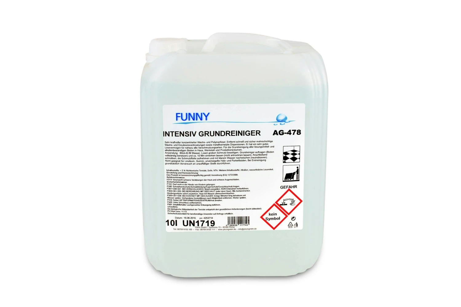 Lorito Combidur Ecoline Kennzeichnungsfreie Wischpflege Unterhaltsreiniger 10 Liter – Bild 5