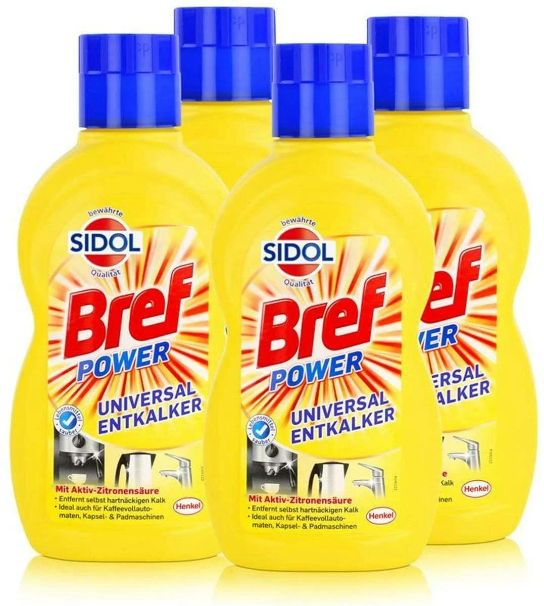 Bref Sidol Universal-Entkalker Aktiv-Zitronensäure 5x500 Ml Reinigungsmittel – Bild 2