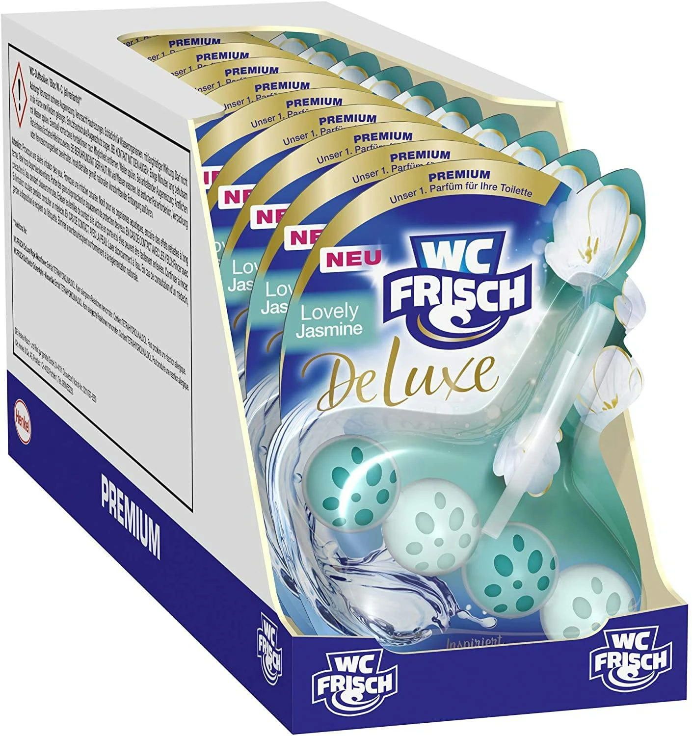 WC-Frisch DeLuxe Magic Moonflower 10x50g WC Reiniger WC Duftspüler Reinigung – Bild 4