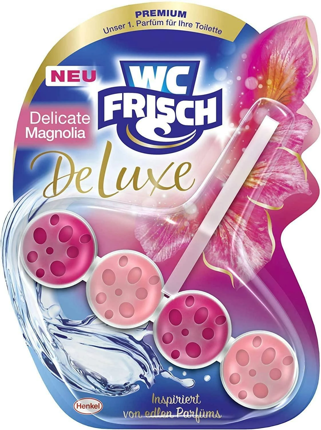 WC FRISCH DeLuxe Delicate Magnolia 5x50g WC Reiniger WC Duftspüler Reinigung – Bild 6