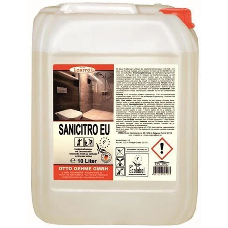 Sanitärreiniger Sanicitro 521 EU-Ecolabel (Blume) 10 Liter