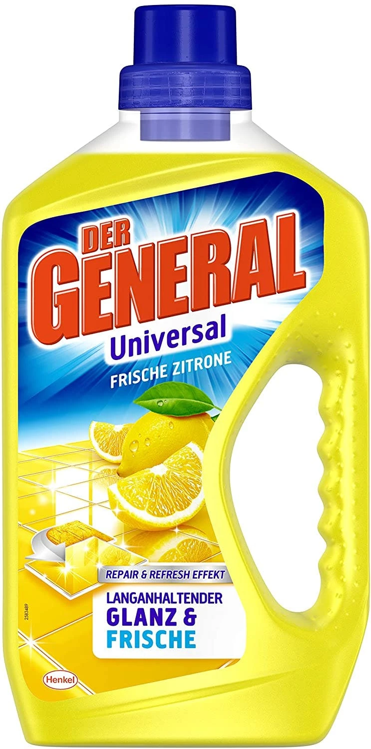 Der General Universal Frische Zitrone Allzweckreiniger 4x750 Ml Reinigungsmittel – Bild 6