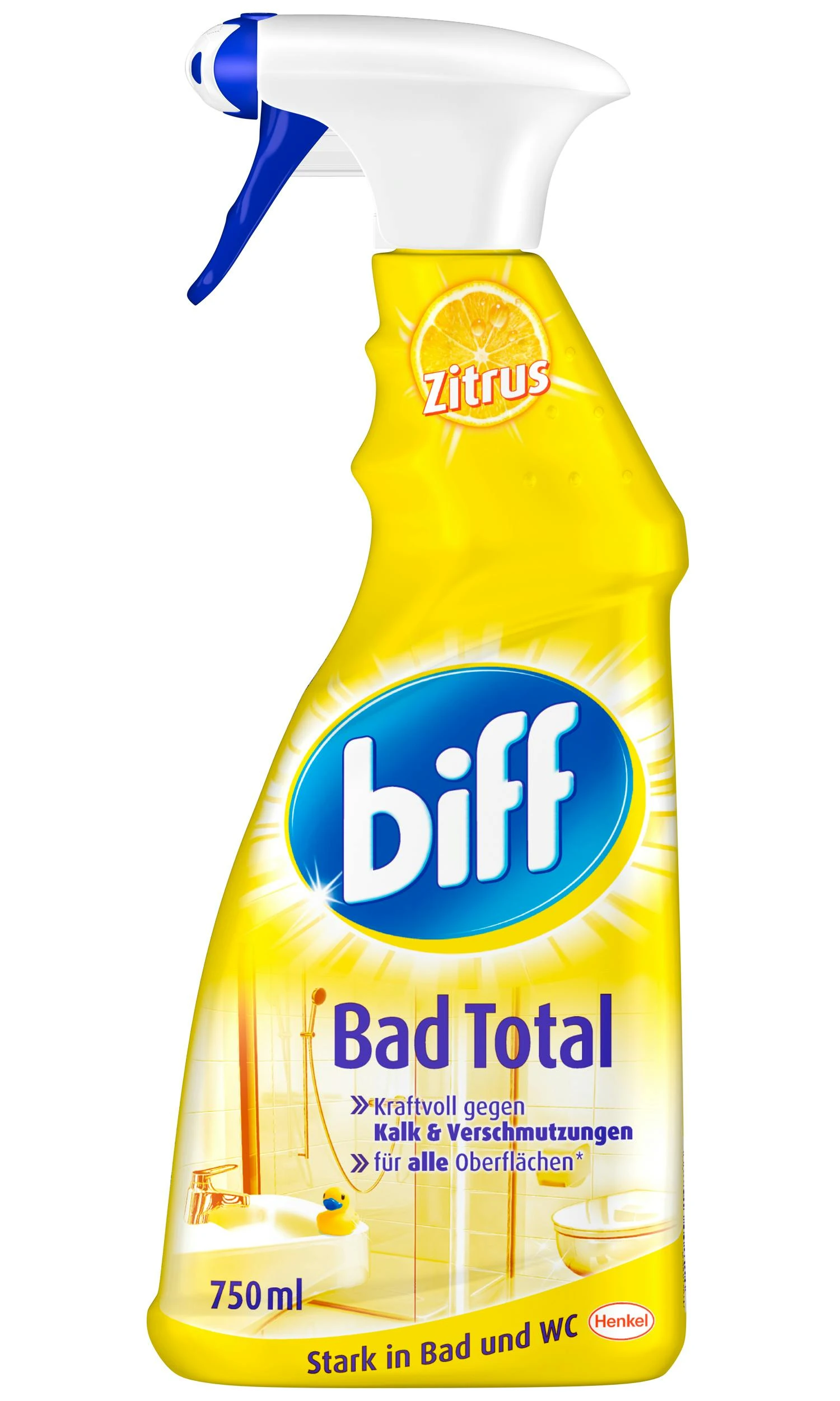 Biff Bad Total Zitrus Badreiniger 8x750ml Sprühflasche Reiniger Reinigungsmittel – Bild 3