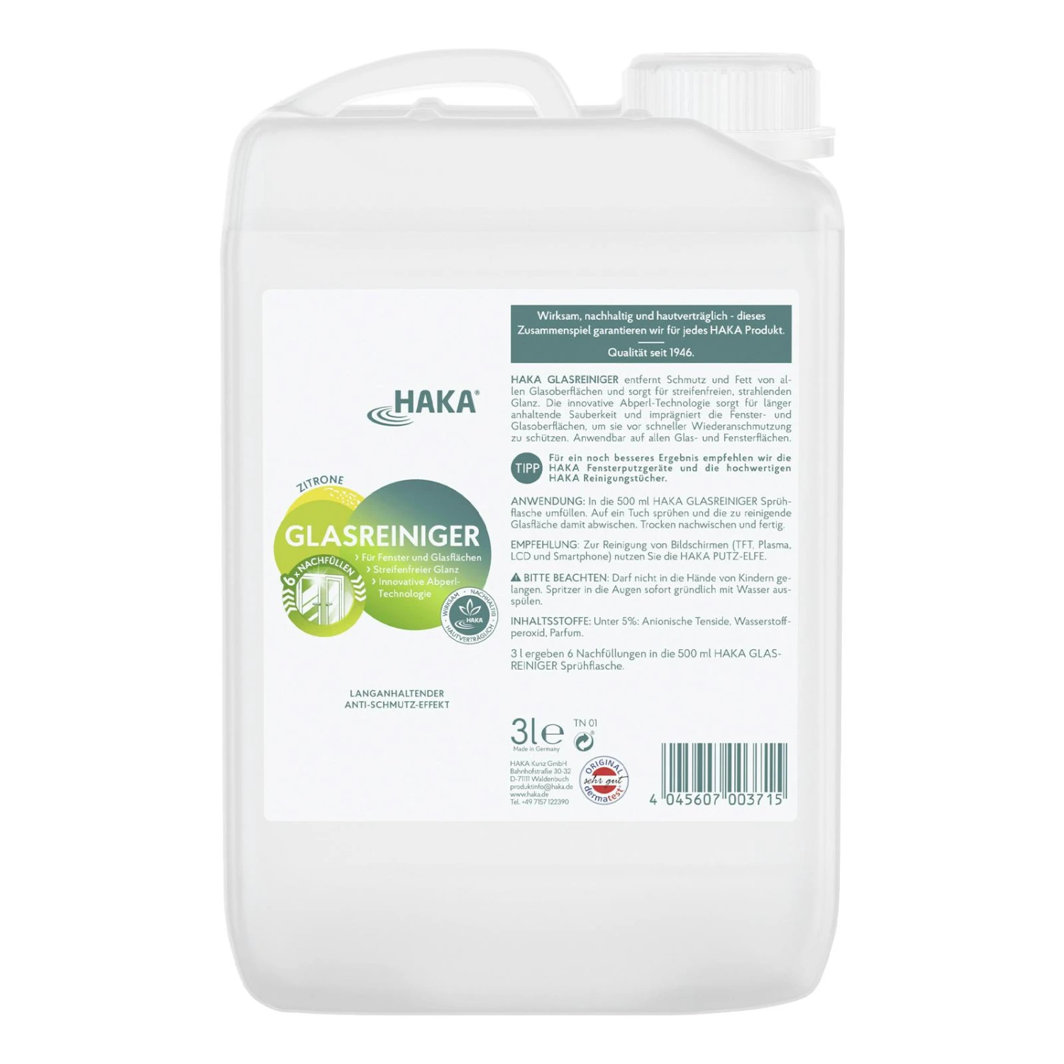 Tierfee Ökologischer Glasreiniger - 5 Liter – Bild 2