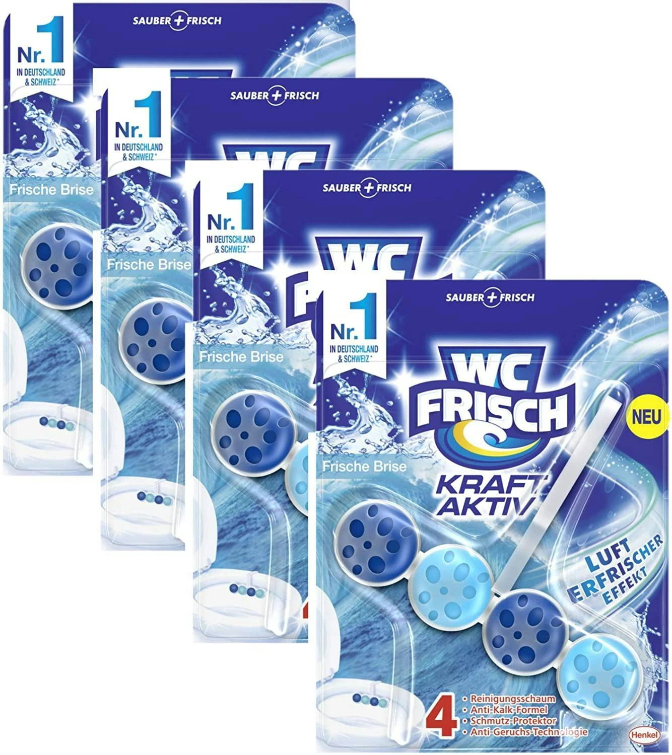 WC-Frisch Duft Switch 3er Pack Grüner Apfel & Wasserlilie 1x3 Stück WC-Reiniger – Bild 7