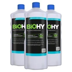 BiOHY Allzweckreiniger Konzentrat (3x1l Flasche) | Schonender Profi - Universalreiniger Für Haushalt Und Auto | Vollständig Biologisch Abbaubar