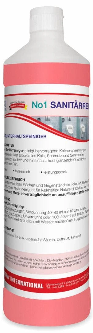 ARCORA Sanitärunterhaltsreiniger BILANZ FRESH, 10L – Bild 5