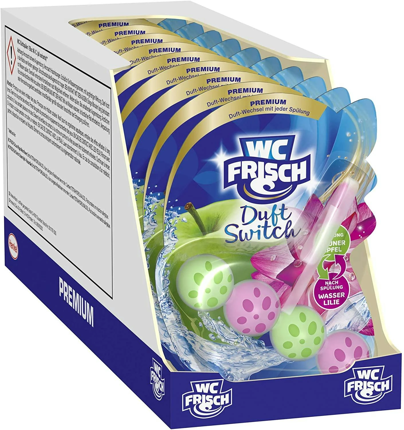 WC Frisch Duft Switch Saftiger Pfirsich Süßer Apfel 50g WC Reiniger Reinigung – Bild 5