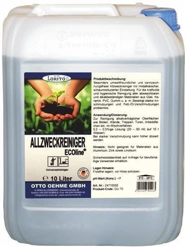 O³ Reiniger BIO Gewerbe 48 HD Citrus Duft 10 Liter – Bild 4