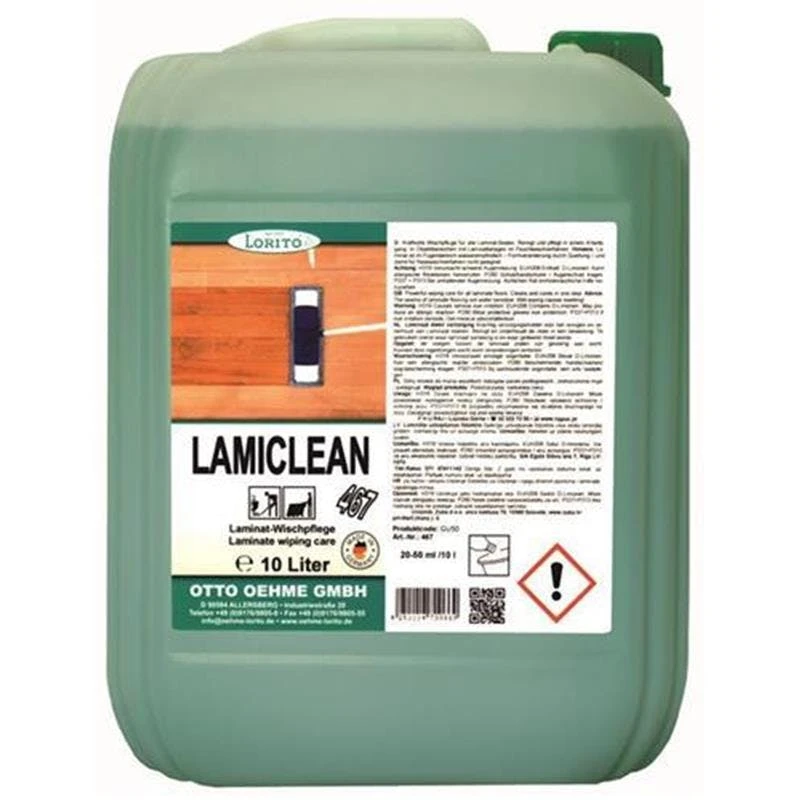 Holzwischpflege Laminatreiniger Lamiclean 467 1 Liter – Bild 2