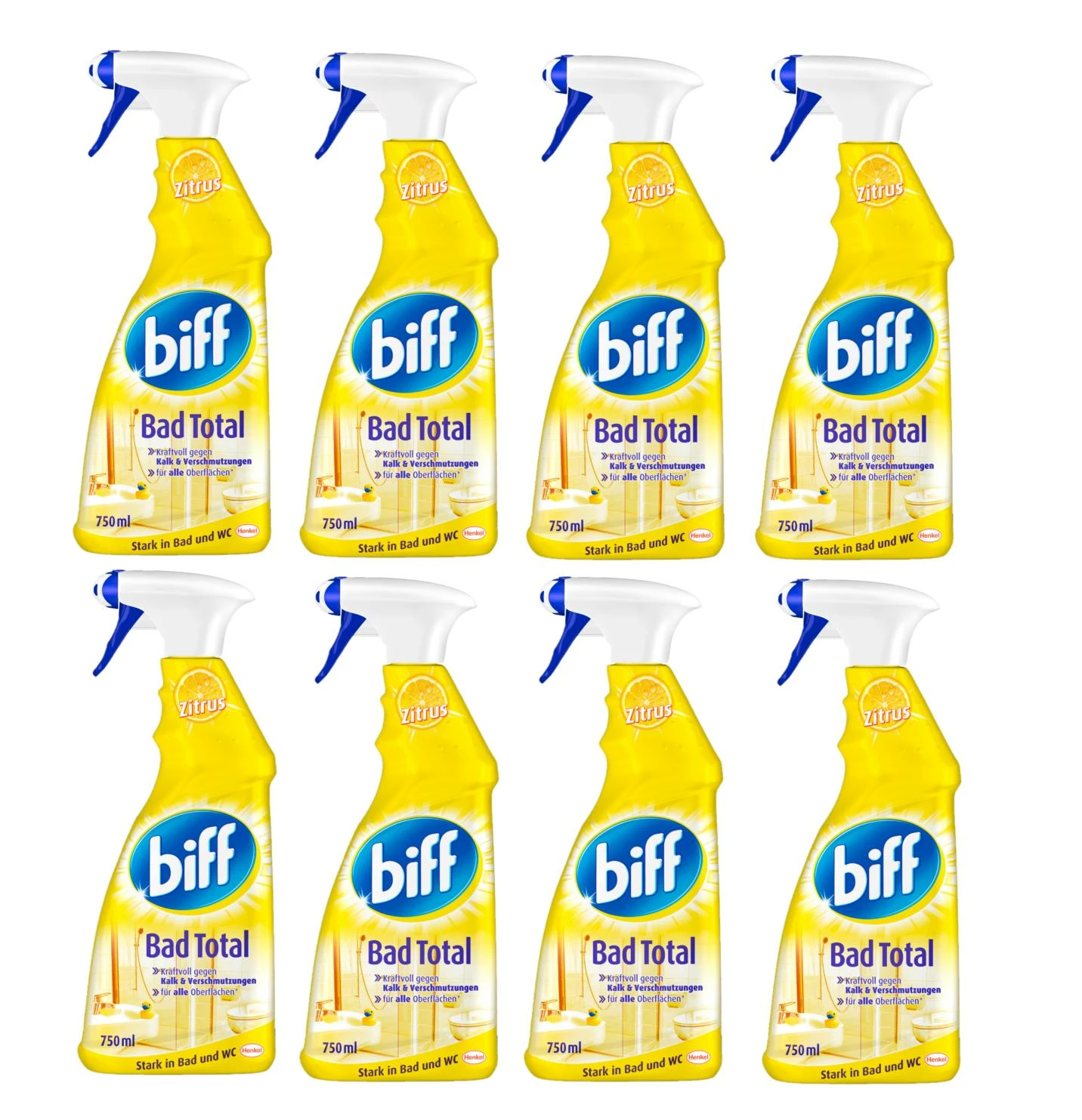 Biff Bad Total Zitrus Badreiniger 750ml Sprühflasche Reiniger Reinigungsmittel – Bild 4